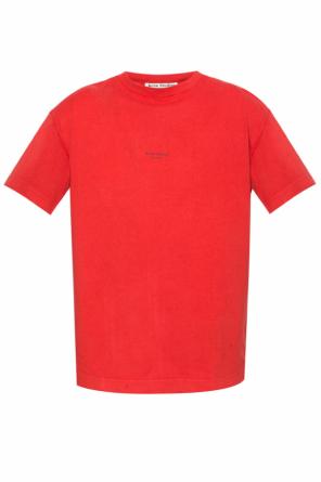 T-shirt with a printed logo, zdjęcie 1 T-shirt with a printed logo od Acne